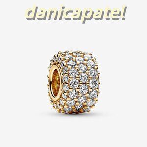 Pandora Sparkling Pavé Triple-row Charm|Pendant
